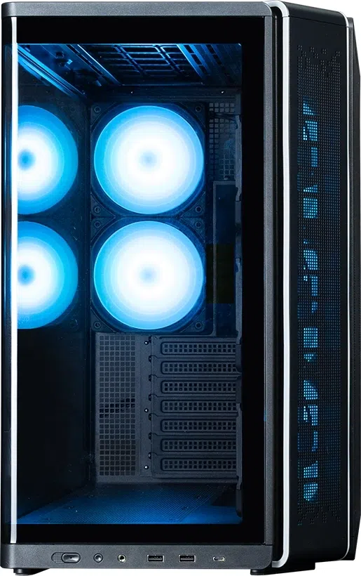 Корпус Zalman P60 черный без БП ATX 6x120mm 2x140mm 2xUSB3.0 audio bott PSU