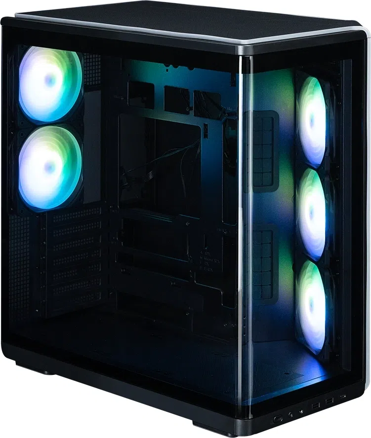 Корпус Zalman P60 черный без БП ATX 6x120mm 2x140mm 2xUSB3.0 audio bott PSU