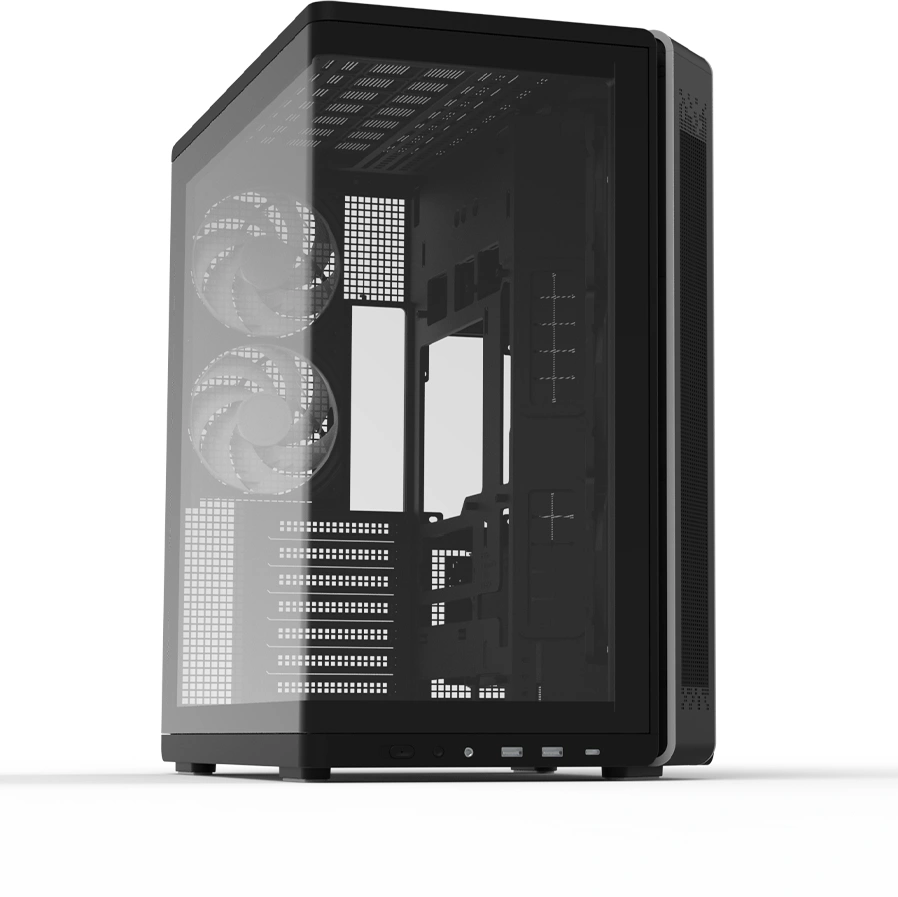 Корпус Zalman P60 черный без БП ATX 6x120mm 2x140mm 2xUSB3.0 audio bott PSU