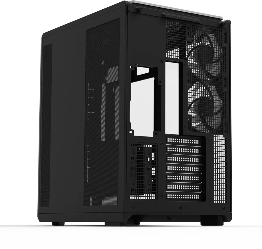 Корпус Zalman P60 черный без БП ATX 6x120mm 2x140mm 2xUSB3.0 audio bott PSU