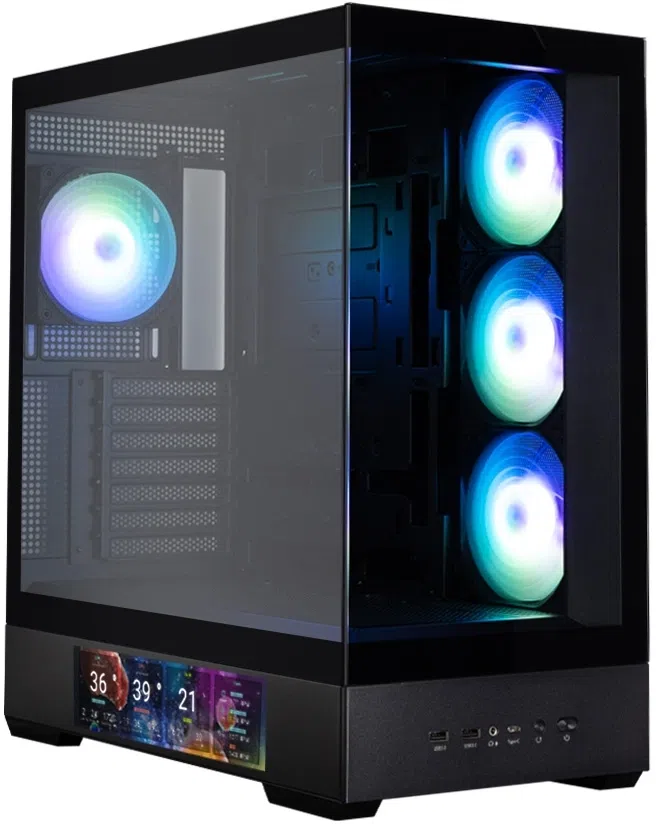 Корпус Zalman P40 DS черный без БП ATX 6x120mm 2x140mm 2xUSB3.0 audio bott PSU