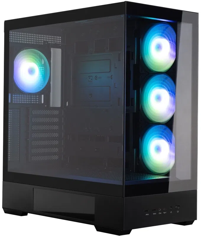 Корпус Zalman P40 DS черный без БП ATX 6x120mm 2x140mm 2xUSB3.0 audio bott PSU