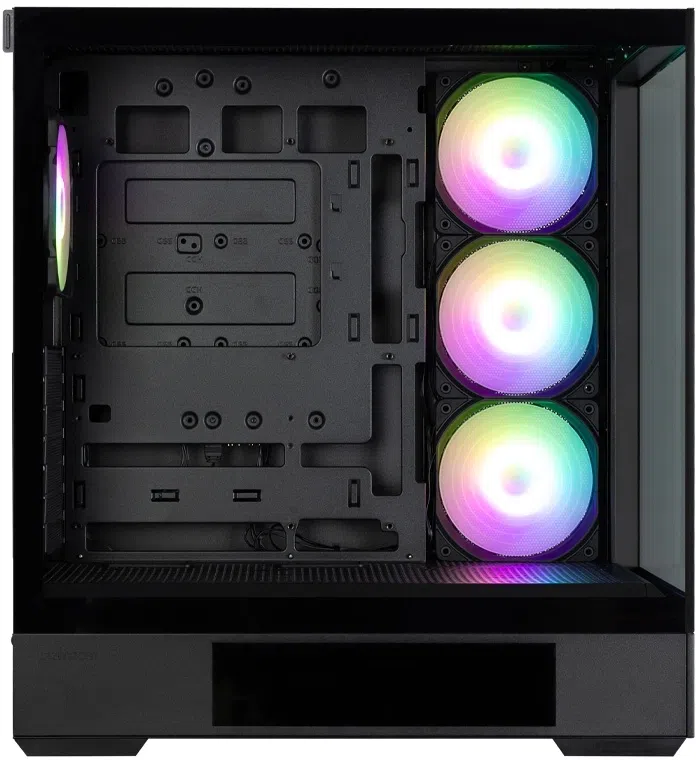 Корпус Zalman P40 DS черный без БП ATX 6x120mm 2x140mm 2xUSB3.0 audio bott PSU