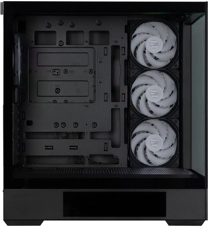 Корпус Zalman P40 DS черный без БП ATX 6x120mm 2x140mm 2xUSB3.0 audio bott PSU