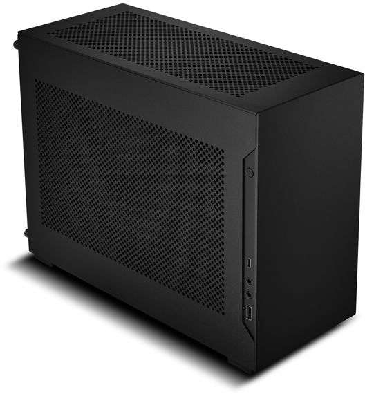 Корпус Lian-Li A4H2OX5 черный без БП miniITX audio