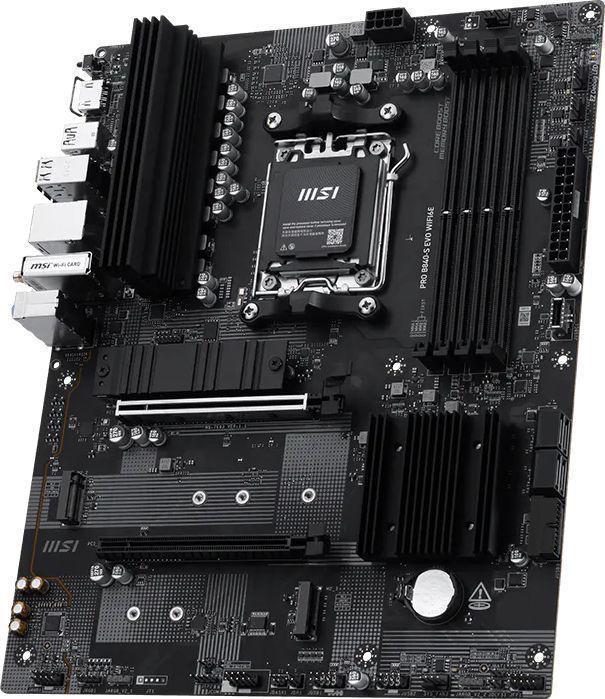 Материнская плата MSI PRO B840-S EVO WIFI6E Socket AM5 AMD B840 4xDDR5 ATX AC`97 8ch(7.1) 2.5Gg RAID+HDMI
