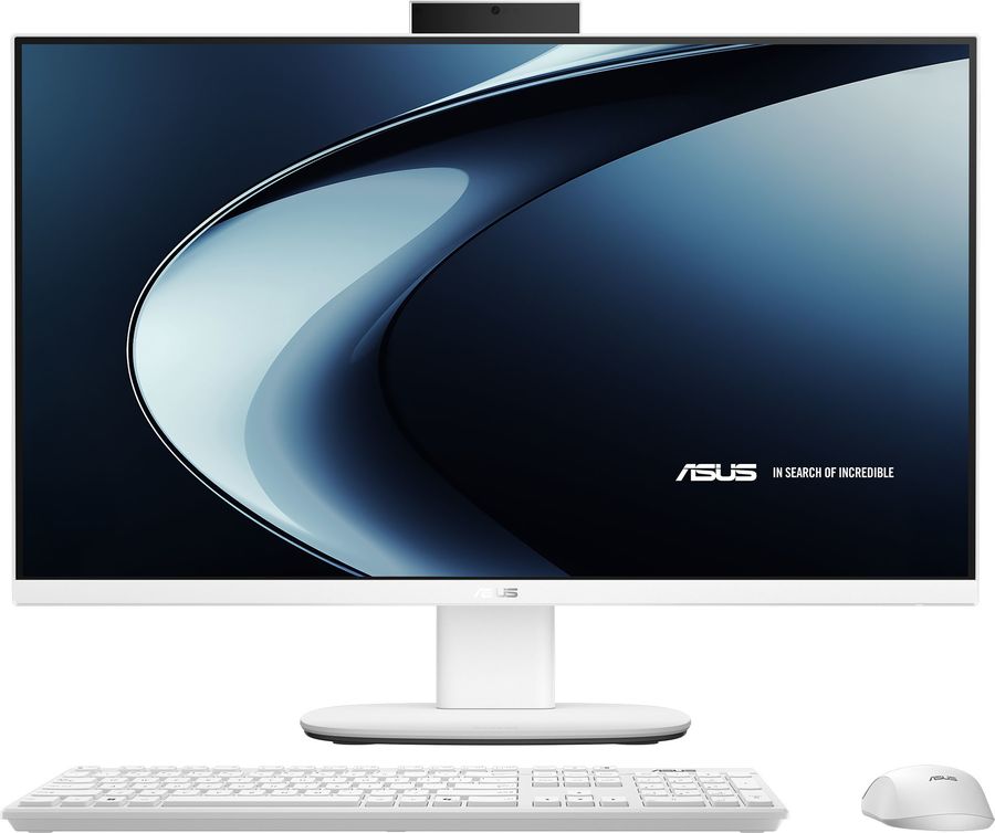 Моноблок Asus VM670KA-WPE026W 27" Full HD Ryzen AI 5 330 (2) 16Gb SSD512Gb RGr Windows 11 Home GbitEth WiFi BT клавиатура мышь Cam белый 1920x1080