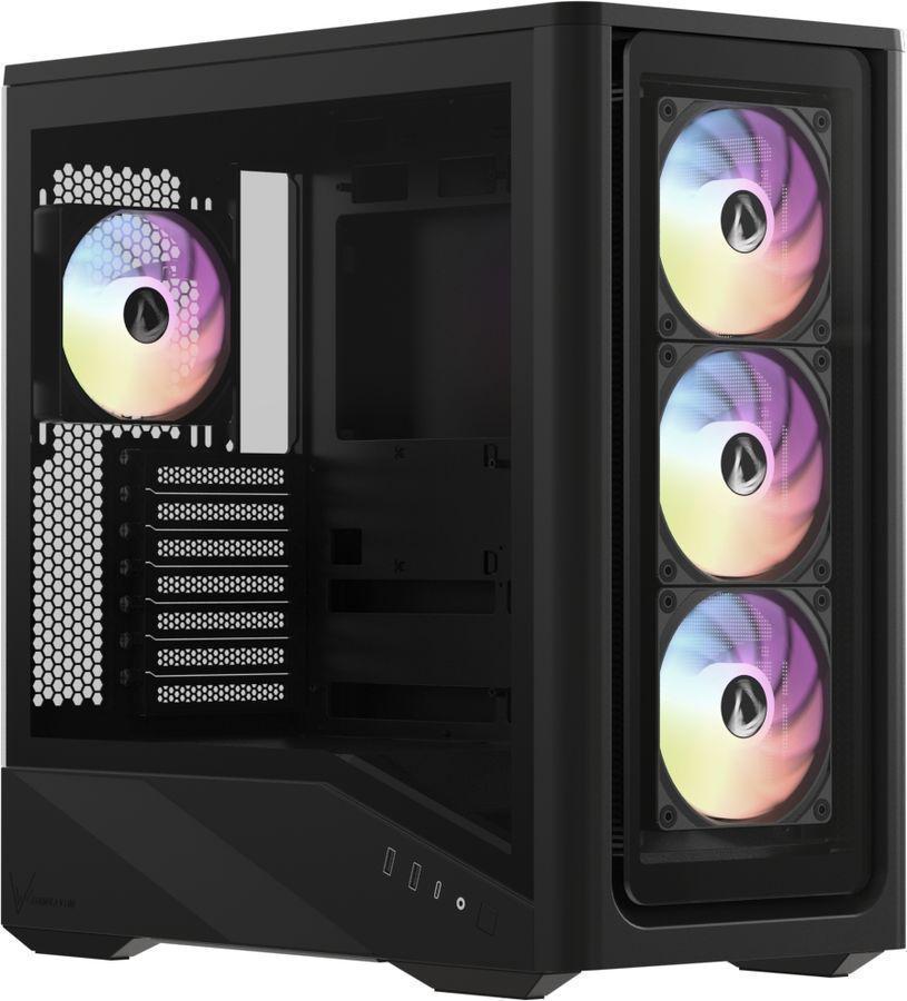 Корпус Formula Air Power G9 Duo PA черный без БП ATX 12x120mm 3x140mm 2xUSB3.0 audio bott PSU