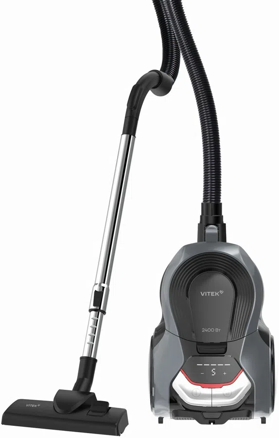 Пылесос Vitek VT-CV4060 2400Вт серый/серебристый