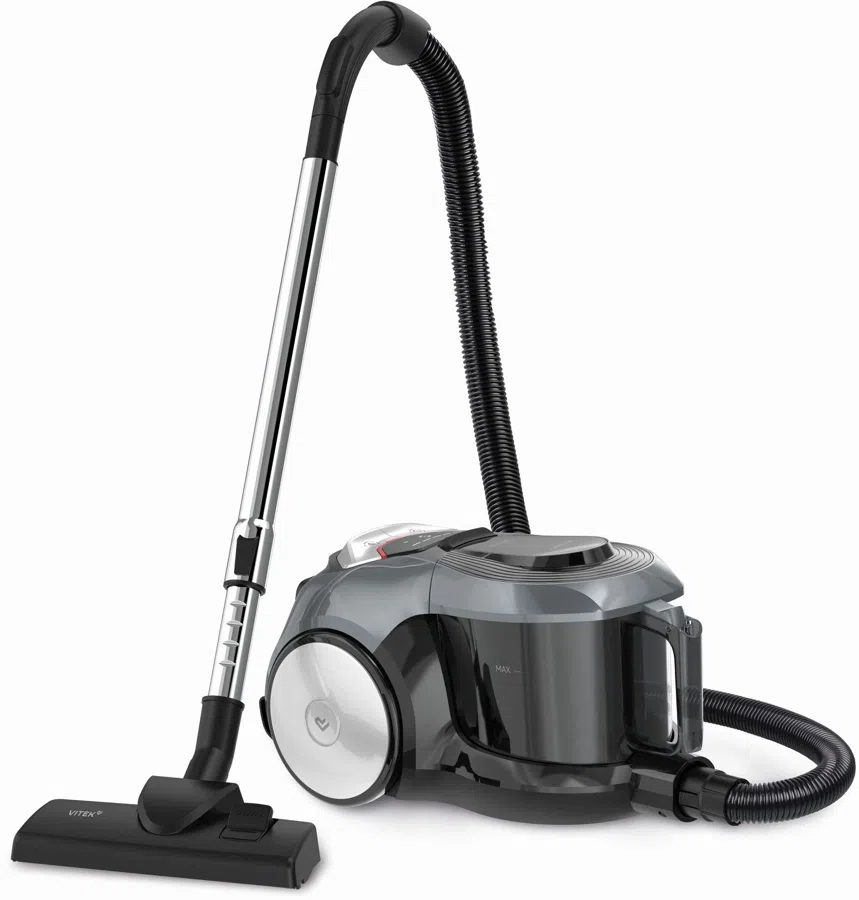 Пылесос Vitek VT-CV4060 2400Вт серый/серебристый
