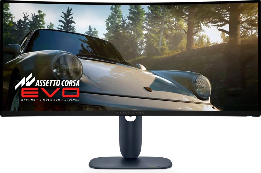 Монитор Dell 34" Alienware AW3425DW черный QD OLED LED 21:9 HDMI матовая HAS Piv 1000cd 178гр/178гр 3440x1440 240Hz FreeSync Premium Pro DP UW USB 8.14кг
