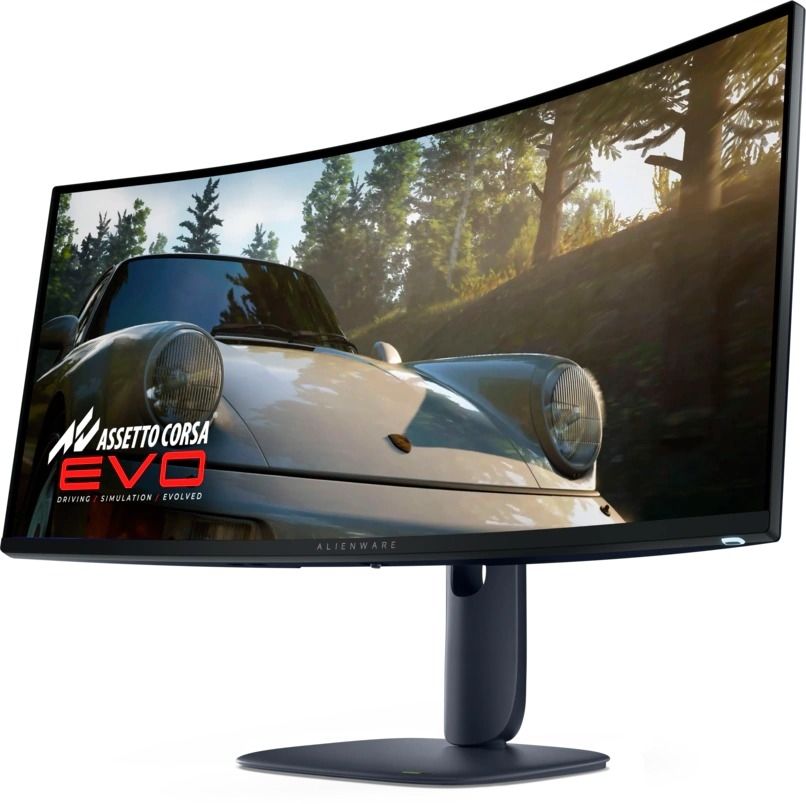 Монитор Dell 34" Alienware AW3425DW черный QD OLED LED 21:9 HDMI матовая HAS Piv 1000cd 178гр/178гр 3440x1440 240Hz FreeSync Premium Pro DP UW USB 8.14кг