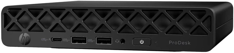 Неттоп HP ProDesk 4 Mini G1i Mini U5 225T (2.5) 16Gb SSD512Gb Graphics без ОС GbitEth WiFi BT 90W kb мышь клавиатура черный (BY7B2ET)