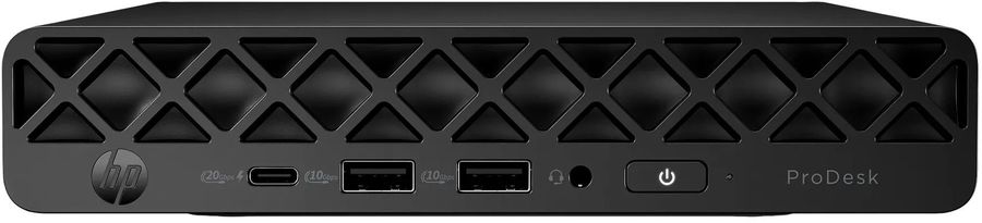 Неттоп HP ProDesk 4 Mini G1i Mini U5 225T (2.5) 16Gb SSD512Gb Graphics без ОС GbitEth WiFi BT 90W kb мышь клавиатура черный (BY7B2ET)