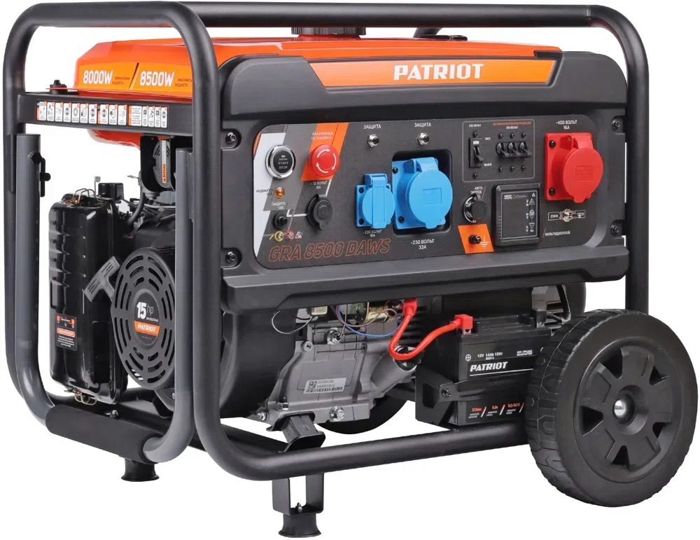 Генератор Patriot GRA 8500 DAWS 8.5кВт