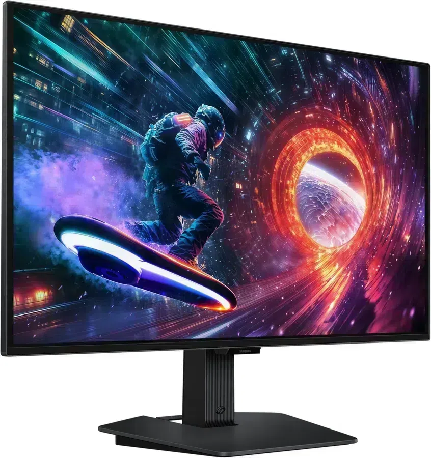 Монитор Samsung 27" Odyssey OLED G5 S27FG502SIXCI черный OLED LED 16:9 HDMI матовая 1000000:1 200cd 178гр/178гр 2560x1440 180Hz G-Sync FreeSync DP Quad HD 2K (1440p) 3.3кг