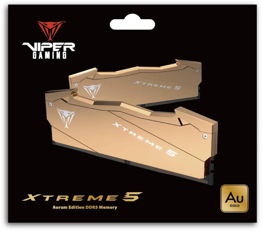 Память DDR5 2x16GB 6400MHz Patriot VXA532G6432K Viper Xtreme 5 Aurum RTL Gaming PC5-51200 CL32 DIMM UDIMM 288-pin 1.4В с радиатором Ret