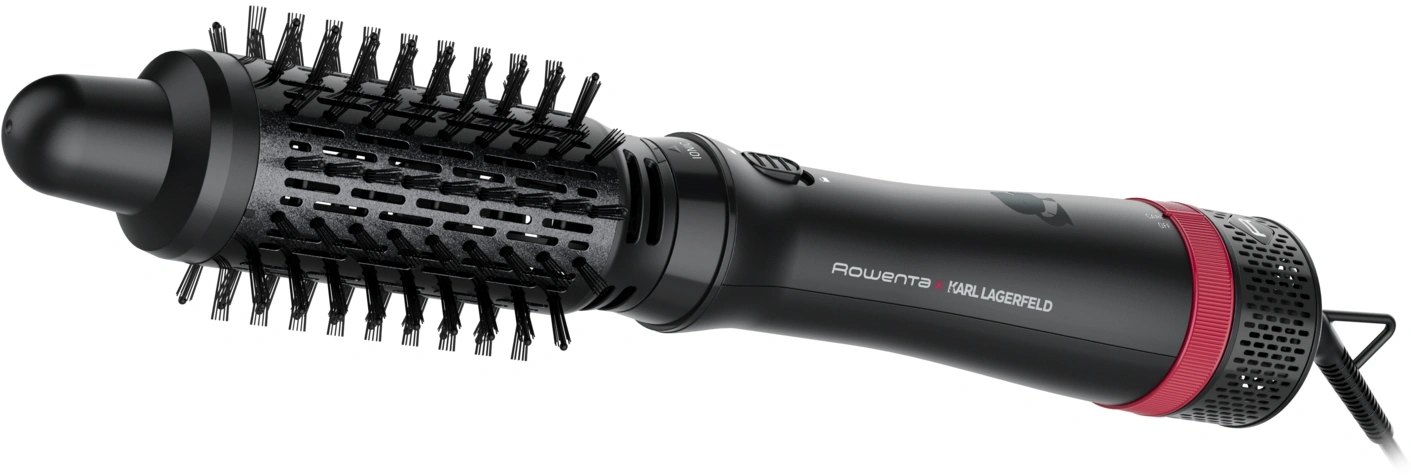 Фен-щетка Rowenta CF635LF0 800Вт черный/красный (1830008710)