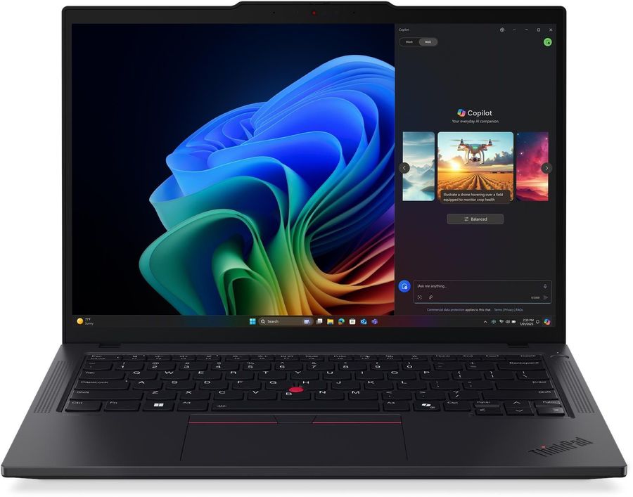 Ноутбук Lenovo ThinkPad T14 G6 Core Ultra 7 255U 16Gb SSD512Gb Intel Graphics 14" IPS WUXGA (1920x1200) без ОС black WiFi BT Cam (21QC006GFW)