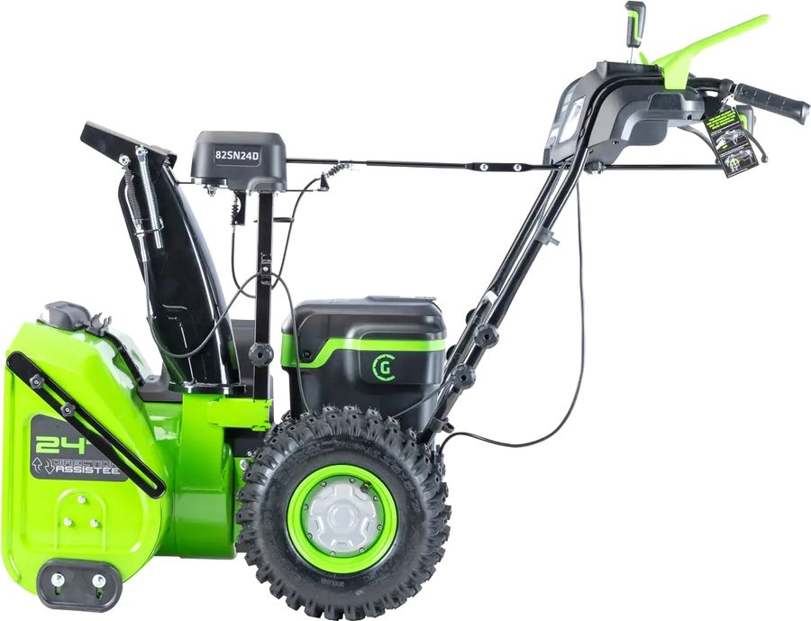 Снегоуборщик электр. Greenworks GD82ST56 5.2кВт