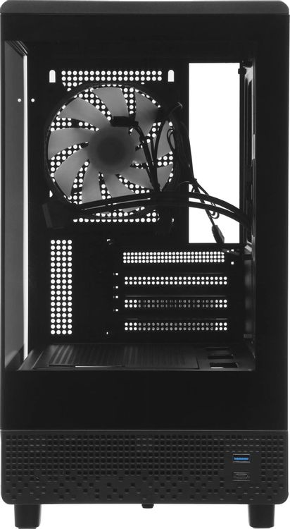Корпус Accord ACC-ZM3B черный без БП mATX 4x120mm 2x140mm 2xUSB2.0 1xUSB3.0 audio bott PSU