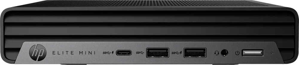Неттоп HP Elite 800 G9 Mini i5 14500 (2.6) 16Gb SSD512Gb UHDG 770 Windows 11 Pro GbitEth WiFi BT 120W kb мышь клавиатура черный (C88QFAT)