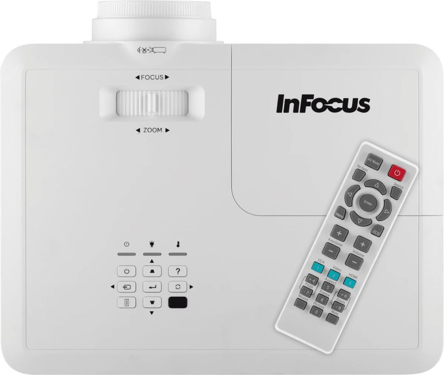 Проектор Infocus IN0061SL DLP 4000Lm LS 4000Lm ANSI (3840x2160) 1000000:1 ресурс лампы:5000часов 1xUSB typeA 2xHDMI 3.2кг