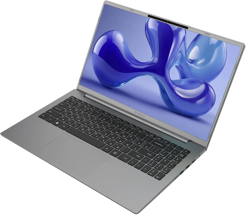 Ноутбук Digma Ascend Core i5 1235U 16Gb SSD512Gb Intel UHD Graphics 15.6" IPS FHD (1920x1080) Windows 11 Home grey WiFi BT Cam 4500mAh (DN15P5-ADXW07)
