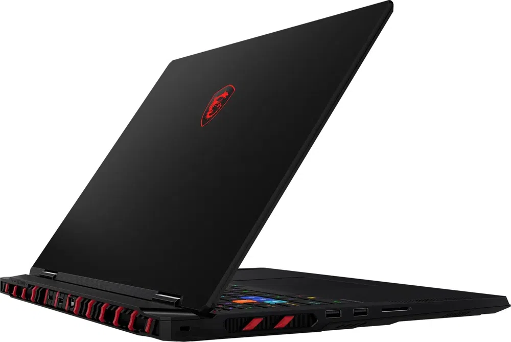 Ноутбук MSI Raider 18 Max HX A2WI-1048RU Core Ultra 9 290HX Plus 32Gb SSD2Tb NVIDIA GeForce RTX5080 16Gb 18" IPS UHD+ (3840x2400) Windows 11 Home black WiFi BT Cam (9S7-182462-1048)