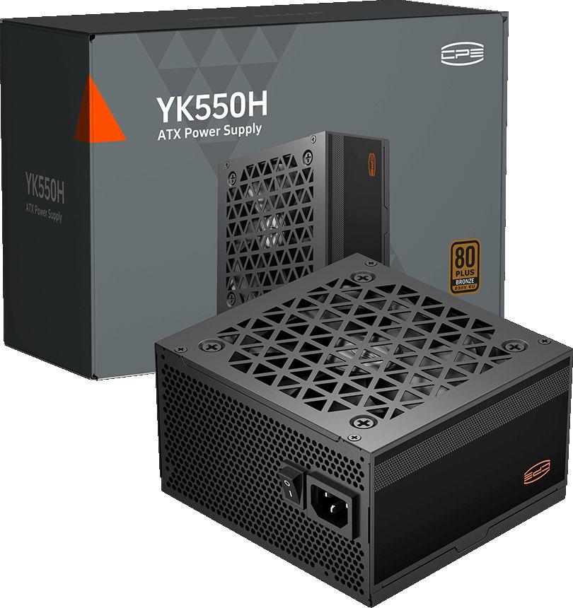 Блок питания PcCooler ATX 550W YK550H 80+ bronze (20+4pin) APFC 120mm fan 6xSATA RTL