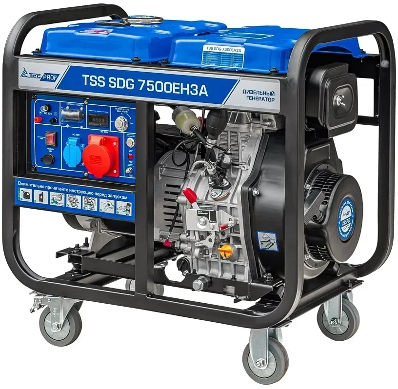 Генератор ТСС SDG 7500EH3A 7.5кВт