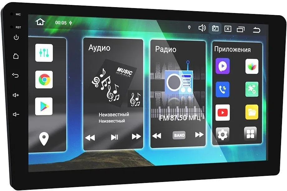 Автомагнитола Prology MPA-370 4x60Вт v5.0 4096Mb DSP Android 13 9" WiFi 3G/4G RDS (PRMPA370)