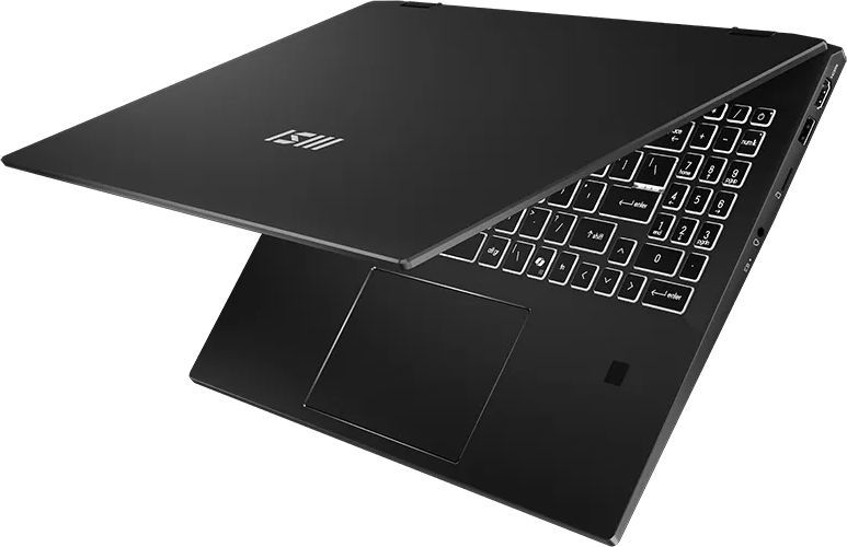 Ноутбук MSI Summit Pro 16 AI A2HVETG-085RU Core Ultra 7 255H 32Gb SSD1Tb NVIDIA GeForce RTX4050 6Gb 16" IPS Touch QHD+ (2560x1600) Windows 11 Pro black WiFi BT Cam (9S7-159631-085)
