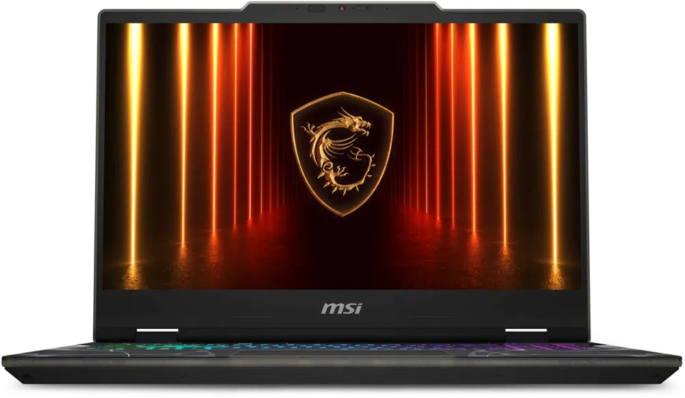 Ноутбук MSI Cyborg 15 C2WE-016XRU Core 7 240H 16Gb SSD1Tb NVIDIA GeForce RTX5050 8Gb 15.6" IPS FHD (1920x1080) FreeDOS grey WiFi BT Cam (9S7-15T121-016)