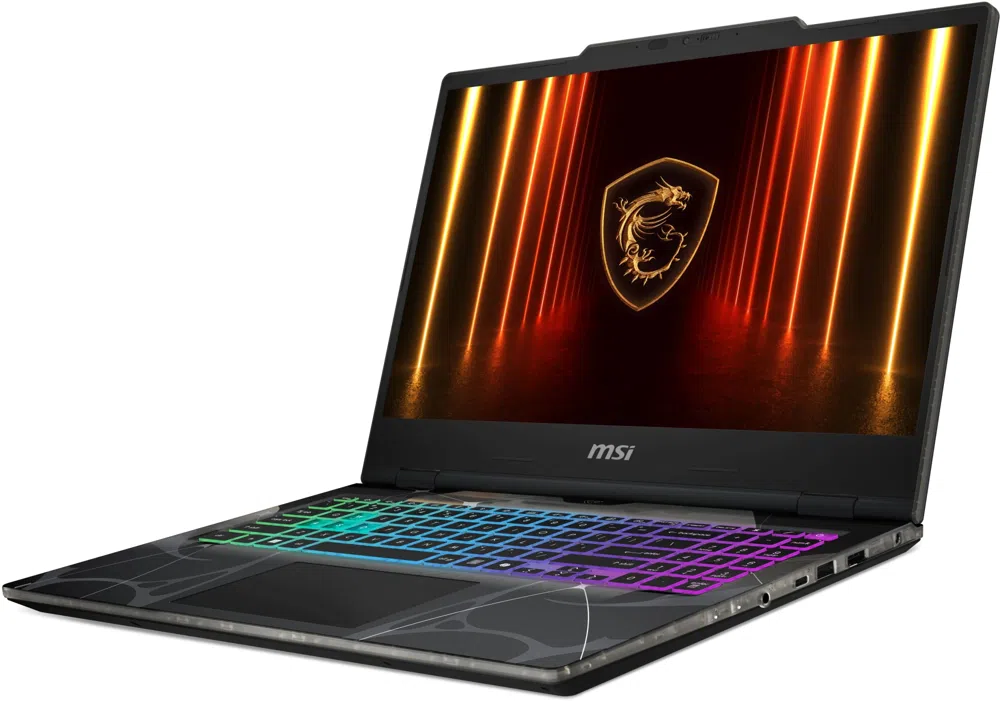 Ноутбук MSI Cyborg 15 C2WE-016XRU Core 7 240H 16Gb SSD1Tb NVIDIA GeForce RTX5050 8Gb 15.6" IPS FHD (1920x1080) FreeDOS grey WiFi BT Cam (9S7-15T121-016)