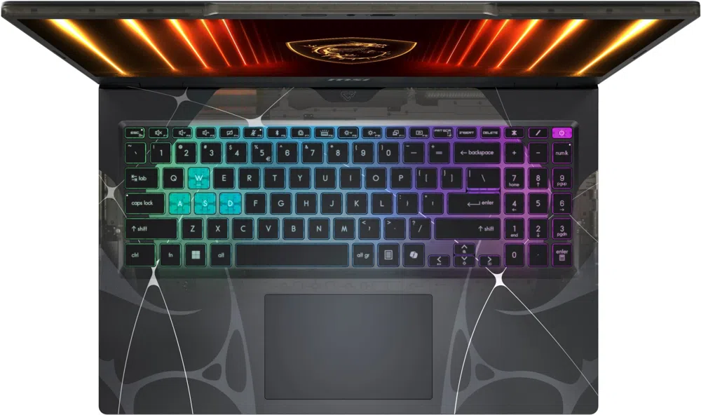 Ноутбук MSI Cyborg 15 C2WE-016XRU Core 7 240H 16Gb SSD1Tb NVIDIA GeForce RTX5050 8Gb 15.6" IPS FHD (1920x1080) FreeDOS grey WiFi BT Cam (9S7-15T121-016)