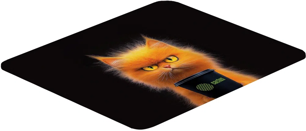 Коврик для мыши Cactus Red Cat 220x180x2мм (CS-MPC-P11XS)