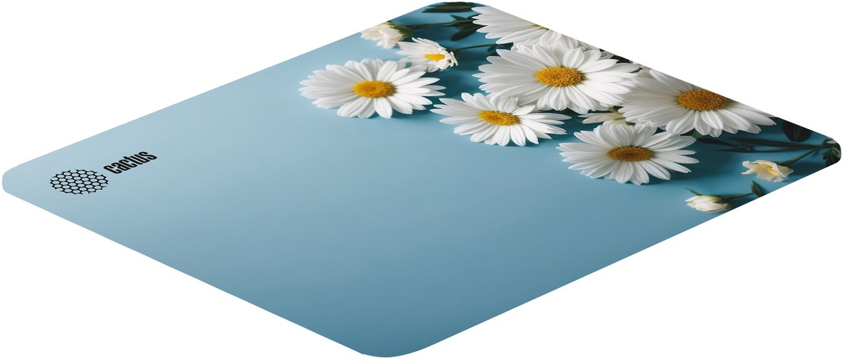 Коврик для мыши Cactus Daisies рисунок 250x200x3мм (CS-MPC-D07S)