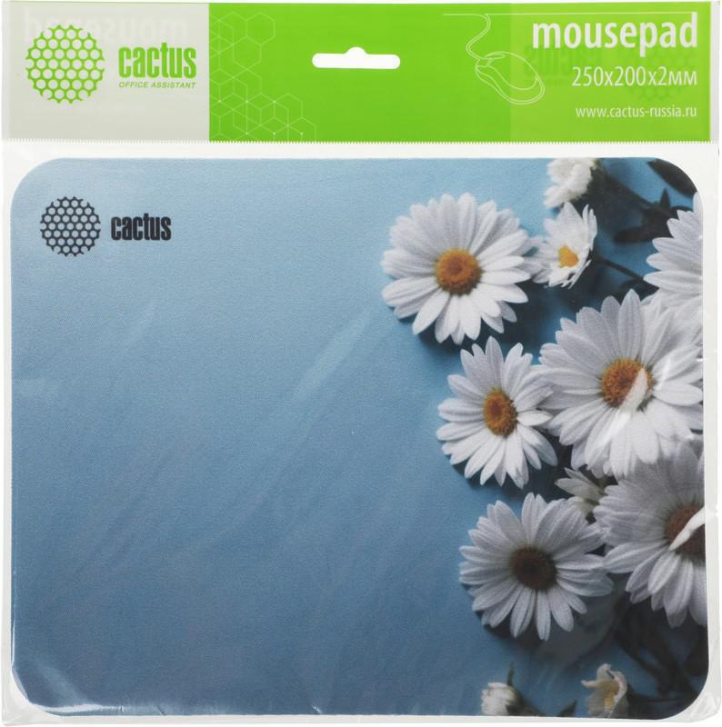 Коврик для мыши Cactus Daisies рисунок 250x200x3мм (CS-MPC-D07S)