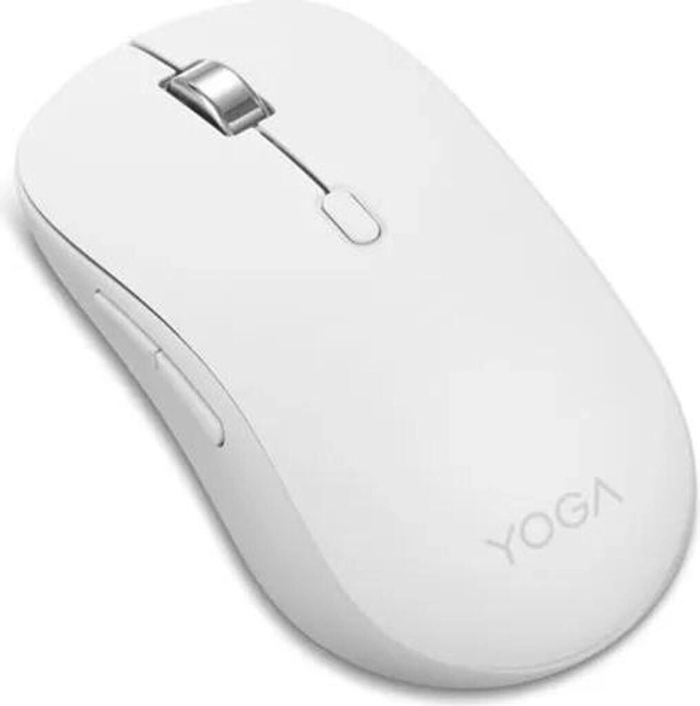 Мышь Lenovo Yoga Silent MB566T (SM8881) белый оптическая 4000dpi silent беспров. BT 5but (GY51S61925)