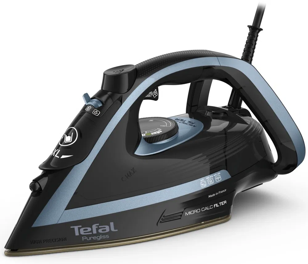 Утюг Tefal Easygliss 2 FV8R67F1 3000Вт серый/синий