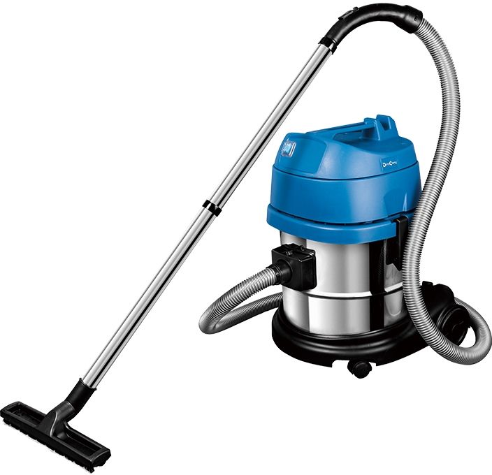 Строительный пылесос DongCheng DVC 1200Вт (уборка: сухая/сбор воды) синий