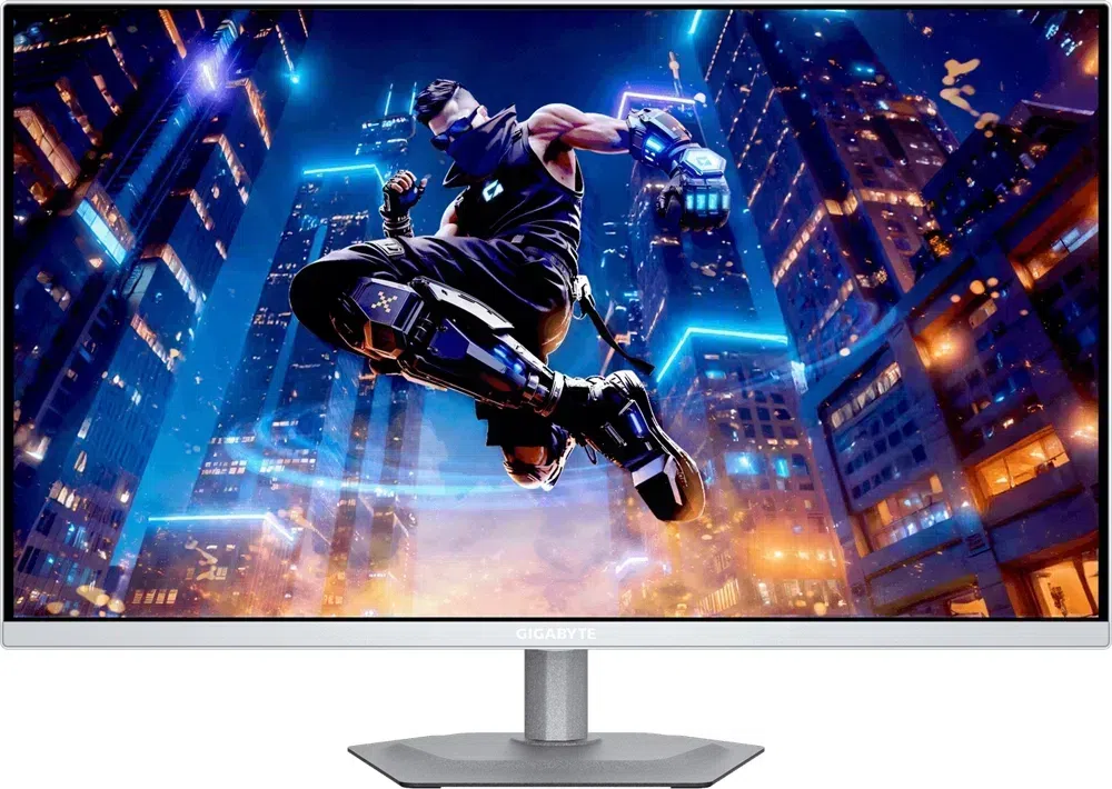 Монитор Gigabyte 26.5" MO27Q2A ICE черный QD OLED LED 16:9 HDMI M/M матовая HAS Piv 1500000:1 1000cd 178гр/178гр 2560x1440 280Hz G-Sync FreeSync Premium Pro DP QHD USB 6.59кг