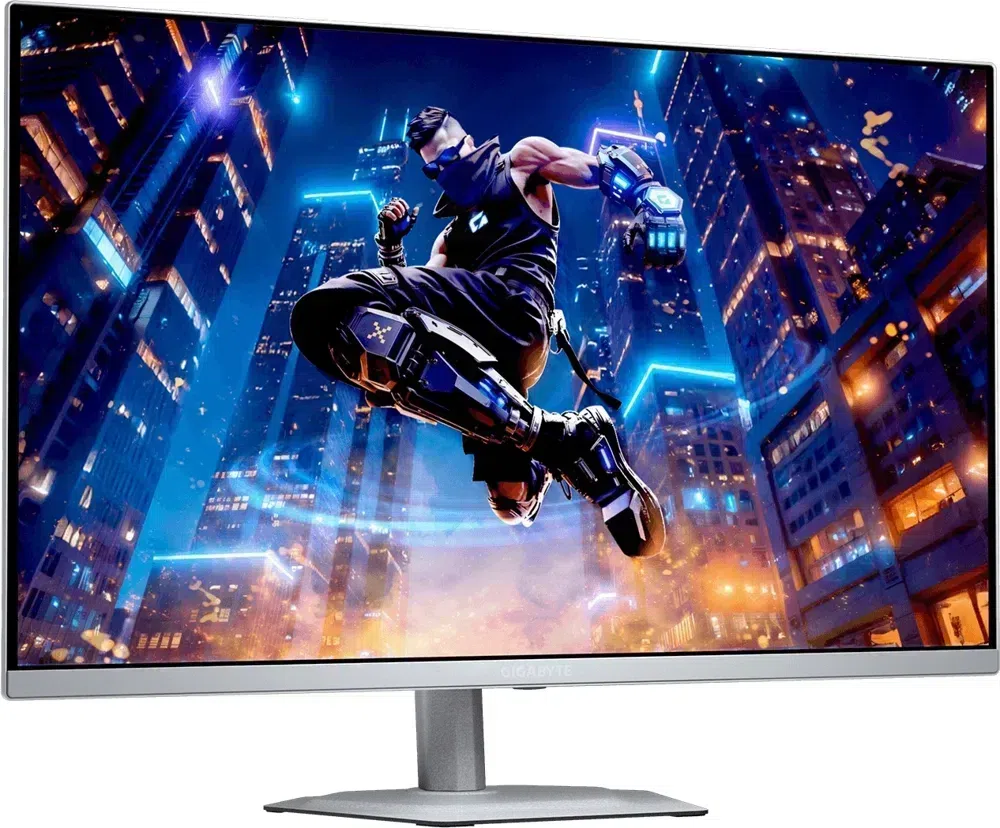Монитор Gigabyte 26.5" MO27Q2A ICE черный QD OLED LED 16:9 HDMI M/M матовая HAS Piv 1500000:1 1000cd 178гр/178гр 2560x1440 280Hz G-Sync FreeSync Premium Pro DP QHD USB 6.59кг