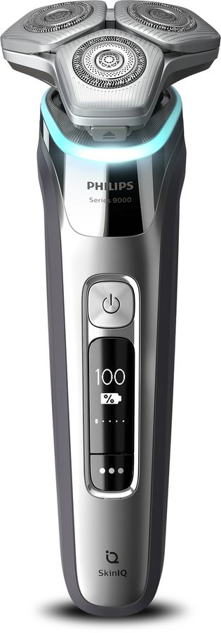 Бритва роторная Philips S9974/35 реж.эл.:3 питан.:аккум. серый