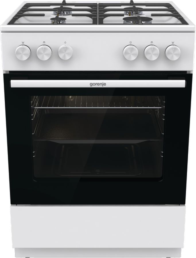 Плита Газовая Gorenje GG6A10WFFM белый (без крышки) реш.сталь
