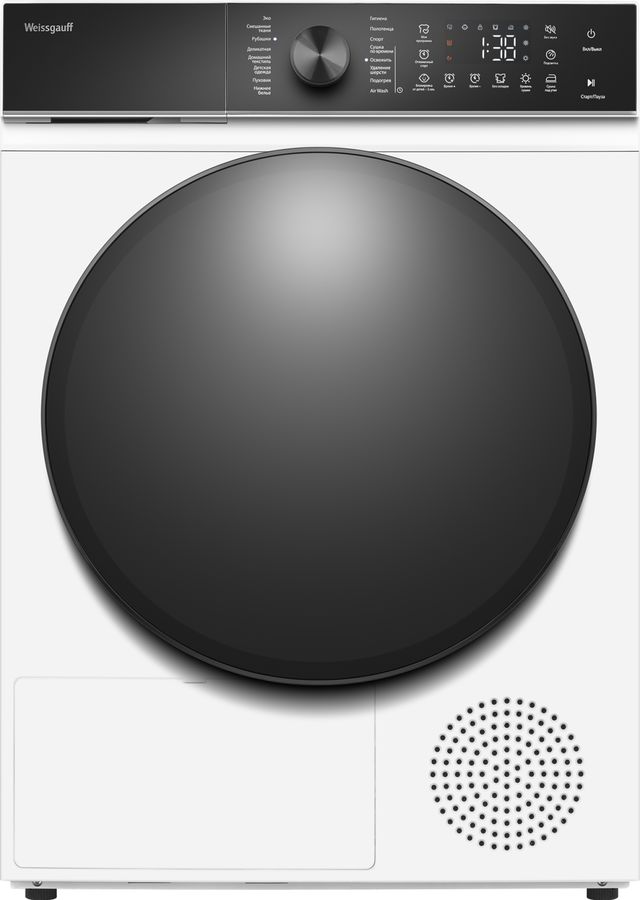 Сушильная машина Weissgauff WD 5910 Heat Pump кл.энер.:A++ макс.загр.:10кг белый (439032)