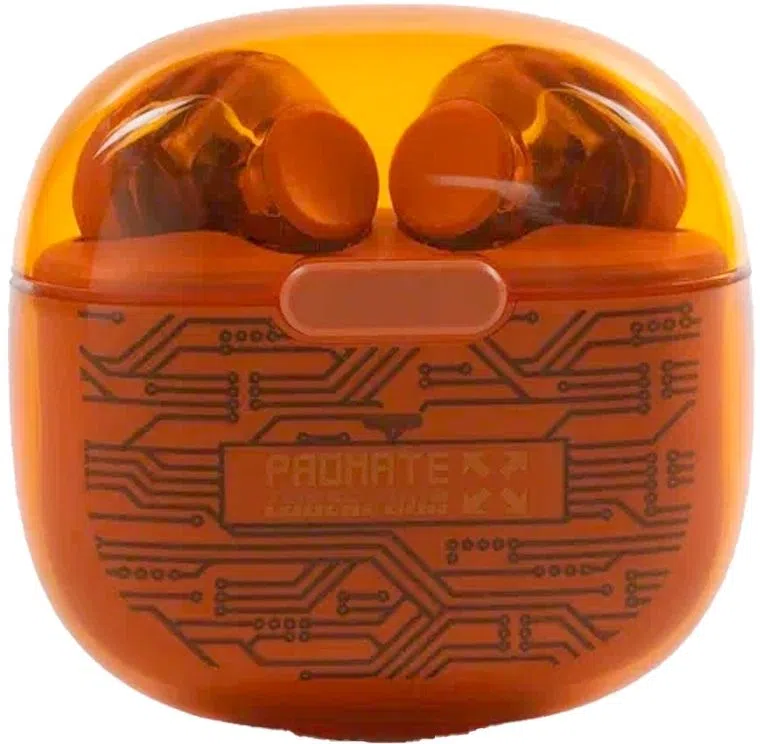 Гарнитура вкладыши Padmate S31 оранжевый беспроводные bluetooth в ушной раковине (S31 ORANGE)