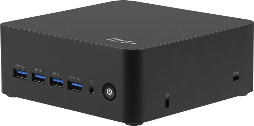 Неттоп MSI Cubi Z 8M-038BRU Ryzen 7 H 255 (3.8) 780M CR без ОС 2x2.5GbitEth WiFi BT 120W черный (936-B03241-038)