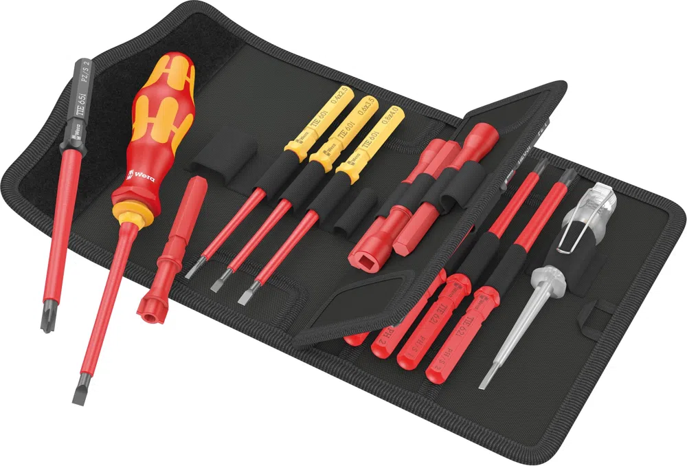 Отвертка Wera Kraftform Kompakt VDE 18 Universal 1 Tool Finder в компл.:18 предметов (WE-006613)